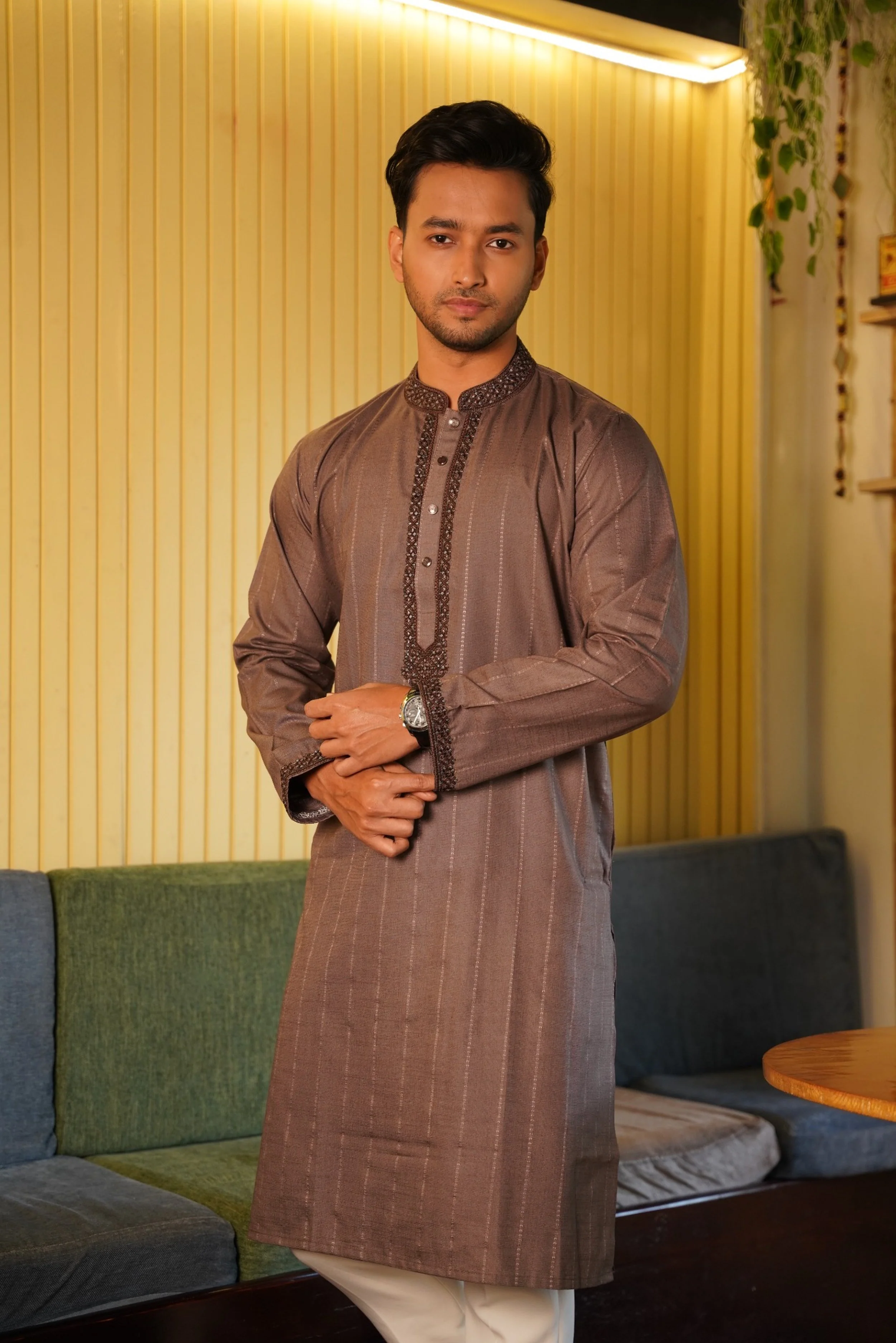 Zair's Punjabi - Cocoa Brown (+Free Pajama) - Image 3