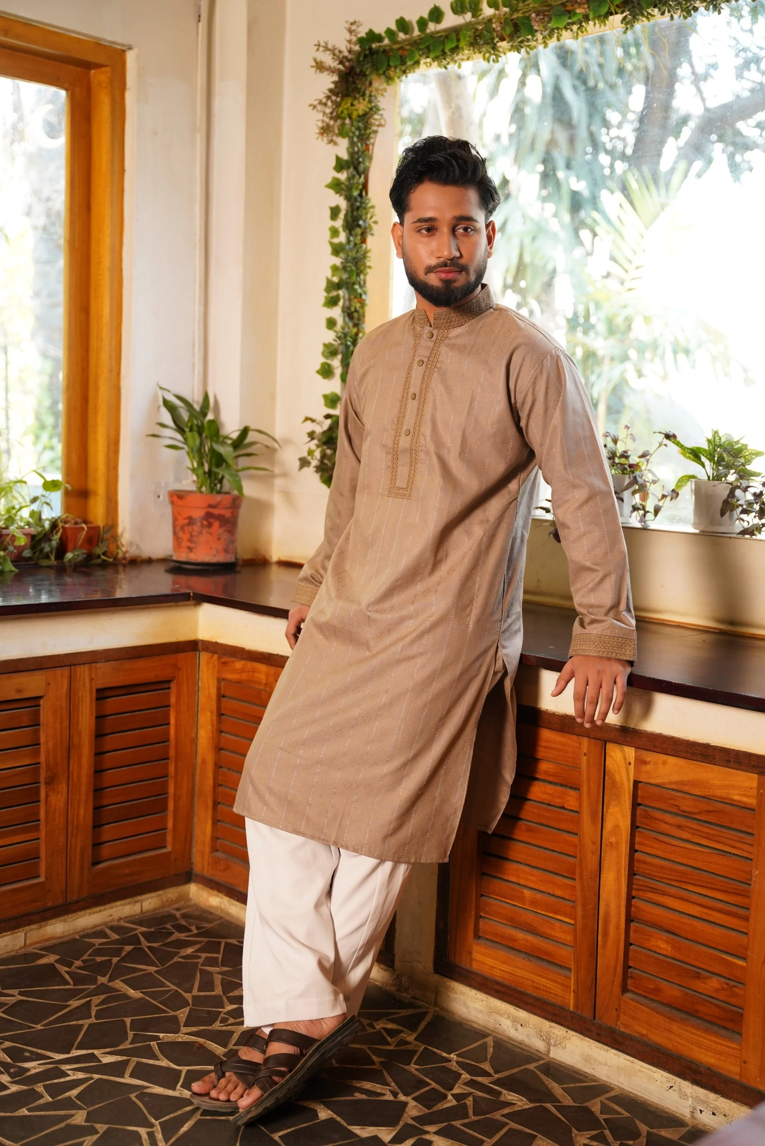 Zair's Punjabi - Desert Tan - Image 3